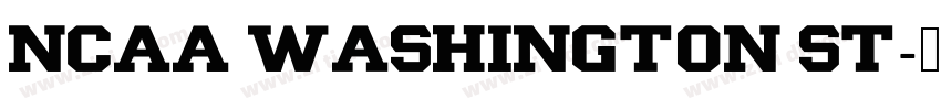 NCAA Washington St字体转换